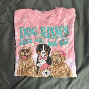 Simply Southern-pink tie dye tee